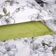 Простынь на резинке MirSon 160x200+25 см 00-1 Olive Flowers поплин (2200009699498) - изображение 6