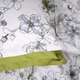 Простынь на резинке MirSon 160x200+25 см 00-1 Olive Flowers поплин (2200009699498) - изображение 7