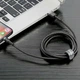 Кабель Baseus Cafule Cable（Special Edition）USB For iP 2m Grey+Black (CALKLF-HG1) - зображення 5