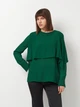 Блузка женская Zara 4437/266 XS Зеленая (04437266500016) - изображение 1