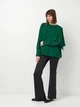 Блузка женская Zara 4437/266 XS Зеленая (04437266500016) - изображение 3