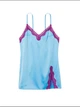 Пеньюар Victoria's Secret Tease Satin Lace-Trim Mini Slip Bikini Blue L Синій (26746443D) - изображение 3