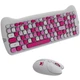 Комплект бездротовий (клавіатура, мишка) Canyon HSET-W6 Kitty Edition Pink (CNS-HSETW6PK) - зображення 4