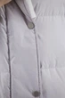 Жіночий пуховик casual знімний капюшон оливковий, сірий Basic (сірий, M), 25342, 25255 - изображение 6
