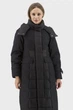Жіночий зимовий пуховик з капюшоном, чорний, класика casual Basic (чорний, 3XL), 39266, 28532 - изображение 2