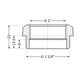 Футорка SD Plus 1 1/4"х1" ЗВ SD4233225 - зображення 2