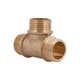 Трійник латунний Thermo Alliance Standart 1/2" (Н×Н×Н), PN25 - зображення 3