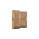 Муфта перехідна латунна Thermo Alliance Standart 1" × 3/4" ВВ, PN25 - изображение 4