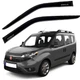 Дефлектори вікон вітровики FIAT Doblo 2d 2010 - Voron Glass - зображення 1