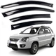 Дефлектори вікон вітровики KIA Sportage 2004-2010 Voron Glass - зображення 1
