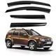 Дефлектори вікон вітровики Renault Duster 2010-2016 скотч SunPlex (SP-S-28) - изображение 1