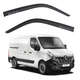 Дефлектори вікон вітровики Renault Master Movano 2003- / 2010- Скотч 3M Voron Glass - зображення 1
