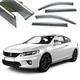 Дефлектори вікон вітровики Benke для Honda Accord 8 2008-2015 Європа Хром Молдинг (BHDAC0823-W/S) - изображение 1