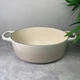 Кастрюля Le Creuset Signature 4,7 л овальна Meringue (21178297164430) - зображення 2
