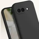 Силиконовый чехол для Google Pixel 9a (с микрофиброй внутри) Синий - изображение 2