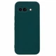 Силиконовый чехол для Google Pixel 9a (с микрофиброй внутри) Темно-зелёный - изображение 5
