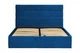 Полуторная кровать RidneTut Edison Lite 140х200 см Holand 86 Синяя (33410013-86140) - изображение 1