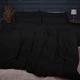 Простирадло на гумці MirSon Велюр Winter Frost 28-0007 Black Velvet 70x140 см (2200007102303) - зображення 2