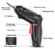 Мини электроотвертка аккумуляторная с насадками в кейсе USB / Шуруповерт Onkel.J 48в1 - изображение 3