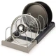 Полиця-органайзер DISH RACK для посуду та кришок розсувний кухонний тримач - зображення 2