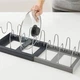 Полиця-органайзер DISH RACK для посуду та кришок розсувний кухонний тримач - зображення 5