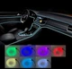 Підсвітка салону авто RGB гнучкий неон 5 метрів змінює 7 кольорів USB прилад - зображення 6