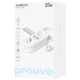 Мережевий фільтр (подовжувач) Proove Supercoil 20W (2 розетки + 2 USB + Type-C) 1,5м (PSPS25002102) - зображення 4