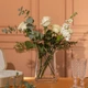 Ваза декоративная в минималистическом стиле овальная 21 см прозрачный Flower Season стекло для цветов (HP-10-7) - изображение 3