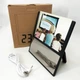 Электронные проводные настольные цифровые часы DS-6608 с фоторамкой, зелёная подсветка. Цвет: черный - изображение 9
