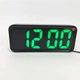 Часы настольные DT-6508 с будильником и USB зарядкой с зеленой подсветкой, лед часы настольные - изображение 9
