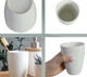 Стакан для зубных щеток Kela Natura 18588 10.5х8 см белый - изображение 3