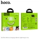 Кабель Hoco Lightning Silicone X21 Plus |1m, 2.4A| black-white - зображення 1