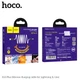 Кабель Hoco Lightning Silicone X21 Plus |1m, 2.4A| black-white - зображення 3