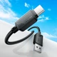 Кабель для зарядки и передачи данных HOCO X113 Beneficio 3A USB Type-A × Type-C 1 метр Black - изображение 3
