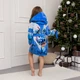 Халат детский из плюшевого велюра Stitch 18157 146-152 см - изображение 4