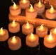Свеча LED светящаяся мерцающая 4х4см (свечение желтое) - изображение 2