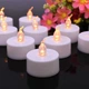 Свеча LED светящаяся мерцающая 4х4см (свечение желтое) - изображение 5