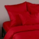 Двуспальная постель сатин с простыней на резинке BURGUNDY CS3 - изображение 2