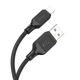 Кабель Hoco Lightning Cool silicone charging data cable X90 |1m, 2.4A| white - изображение 7