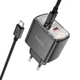 Адаптер мережевий Hoco Smart charger Type-C to Type-C Cable set CS43A |2Type-C, 45W/3A, PD/QC| Колір White - зображення 7