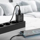 Адаптер мережевий HOCO Type-C Cable Cable Smart Dual-port charger C141A |2USB. 2.1A/10.5W| - изображение 2