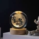 Декоративный 3D ночник Хрустальный Шар 8 см · Настольная лампа - светильник с 3D эффектом Галлактика - изображение 5