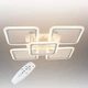 Стельова LED люстра, світлодіодний світильник Sunlight білий 5331/4+1 - зображення 1
