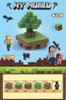 Магнитный конструктор Minecraft RESTEQ — 64 детали + 2 фигурки, магнитные кубики 2×2 см, развивающий набор для - изображение 2
