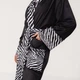 Кимоно женское из плюшевого велюра Kimono Black and White Zebra 18370 3XL - изображение 2