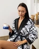 Халат жіночий з плюшевого велюру ексклюзивний Striped 18304 2XL-3XL - зображення 2
