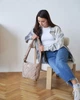 Женская сумка «Кико» бежевый кубик - изображение 3
