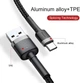 Кабель USB Baseus Cafule Type-C 2A 2m, Black+Gray (CATKLF-CG1) - изображение 3