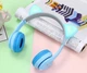 Детские беспроводные Bluetooth наушники Cat Y47 с микрофоном и кошачьими светящимися ушками. 51882/5 - изображение 2