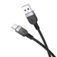 Кабель Hoco Type-C Energy silicone charging data cable X109 |1m, 3A| black - зображення 3